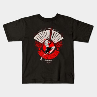 Muay thai fighters academy from Thailand Kids T-Shirt